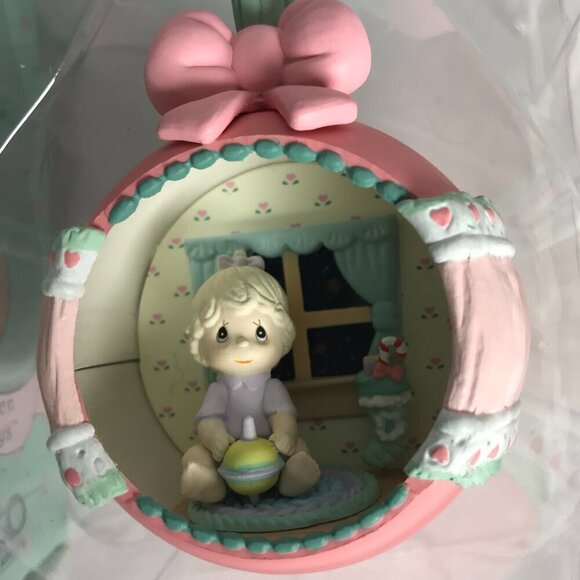 Enesco Other - Vintage Precious Moments "You Brighten My Holidays" 586404 ornament girl Enesco